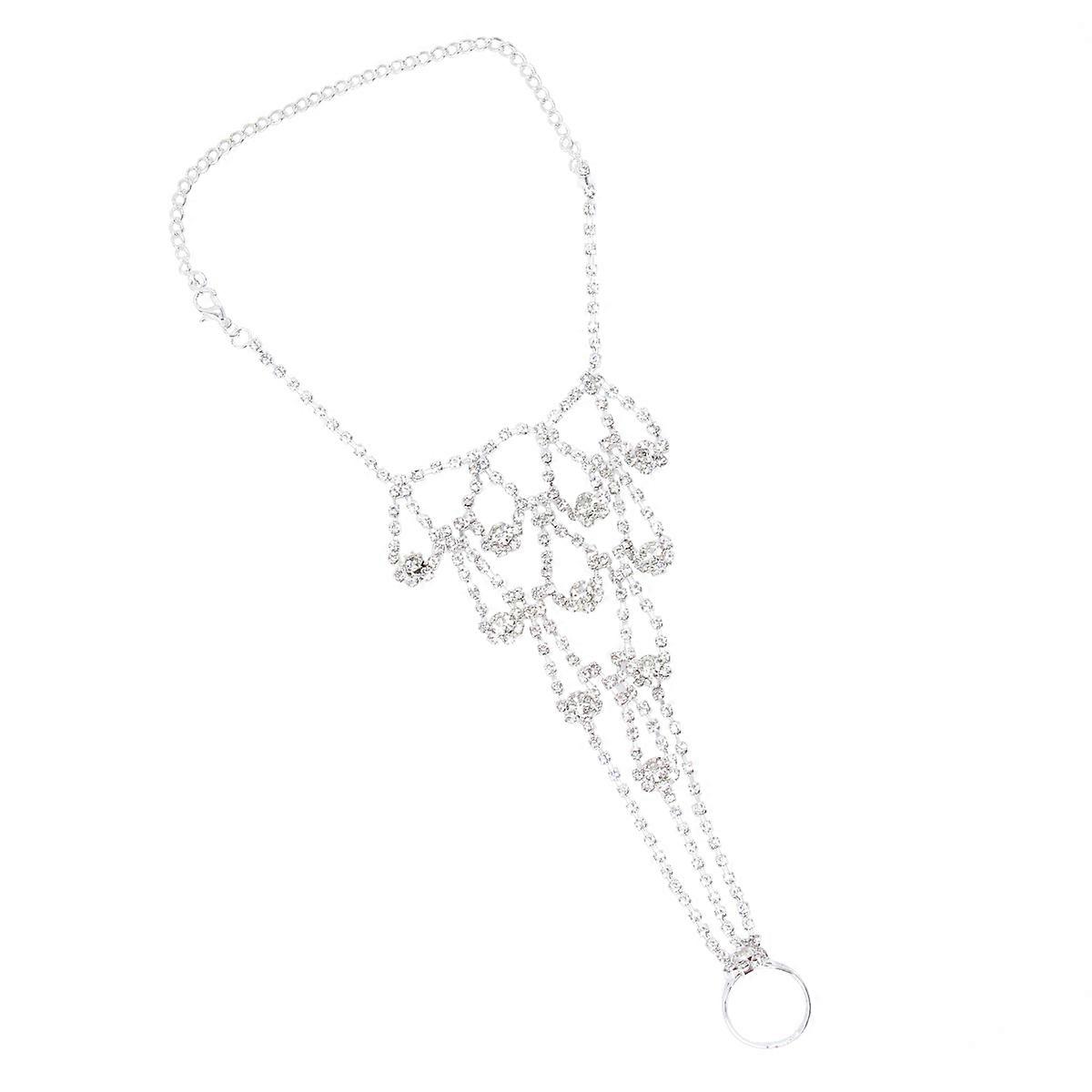 Silver Bride Water Drill Anklet for Decoration 1 Piece