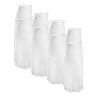 8 verpakkingen filtersokken, 200 micrometer, voor aquarium/zoutwateraquarium, vijver, voor sump/overloop