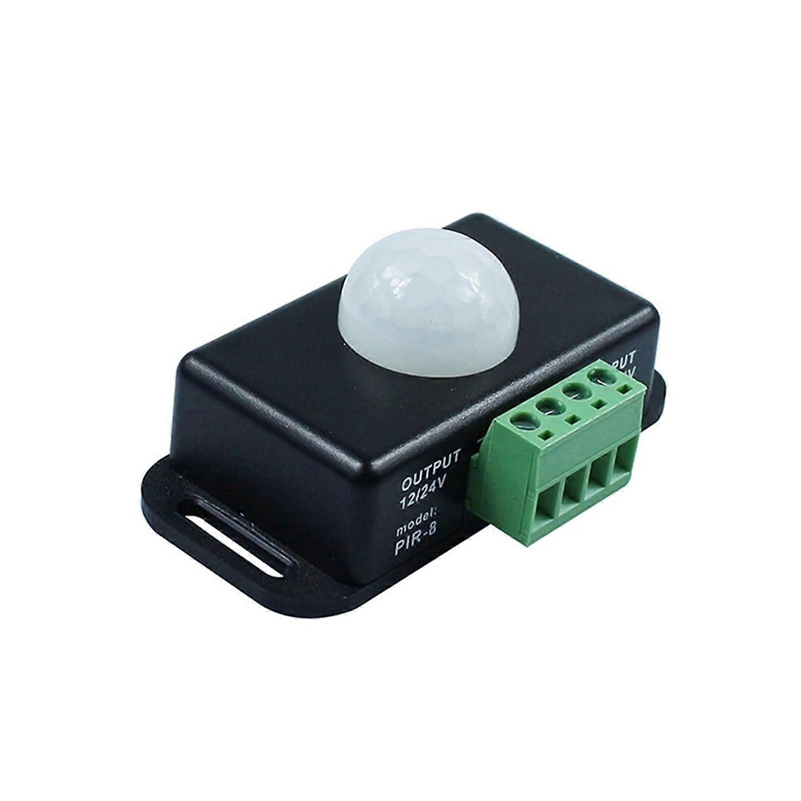 PIR Motion Sensor Switch for LED Light Bar, DC 5V24V, Smart Detection and Daylight Control
