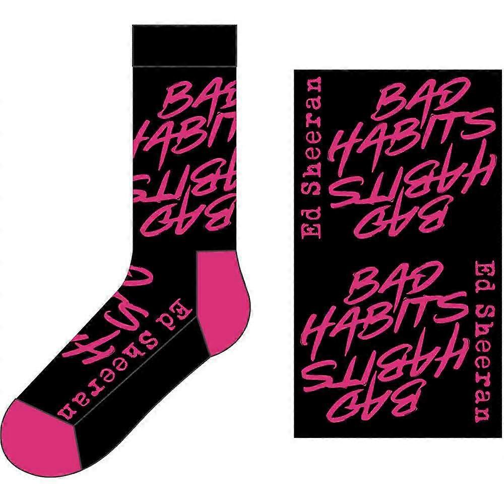 Ed Sheeran Bad Habits Socks