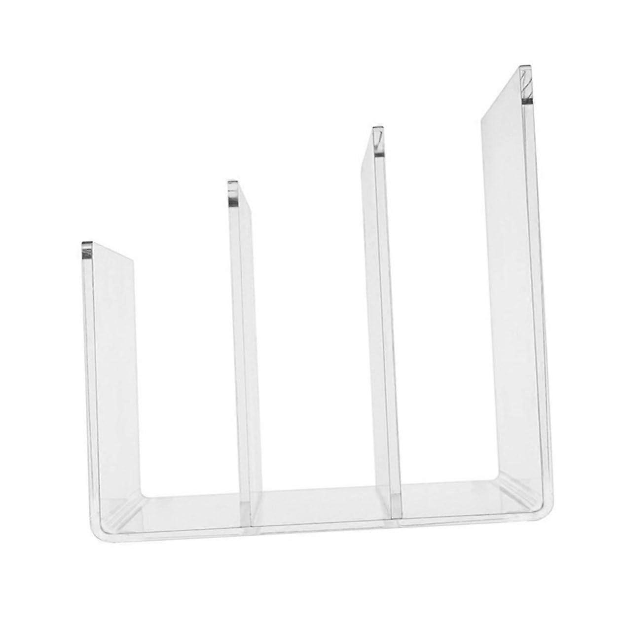 Transparent Desk File Organizer with Multi Compartments for Quick Access and SpaceSaving Office Storage