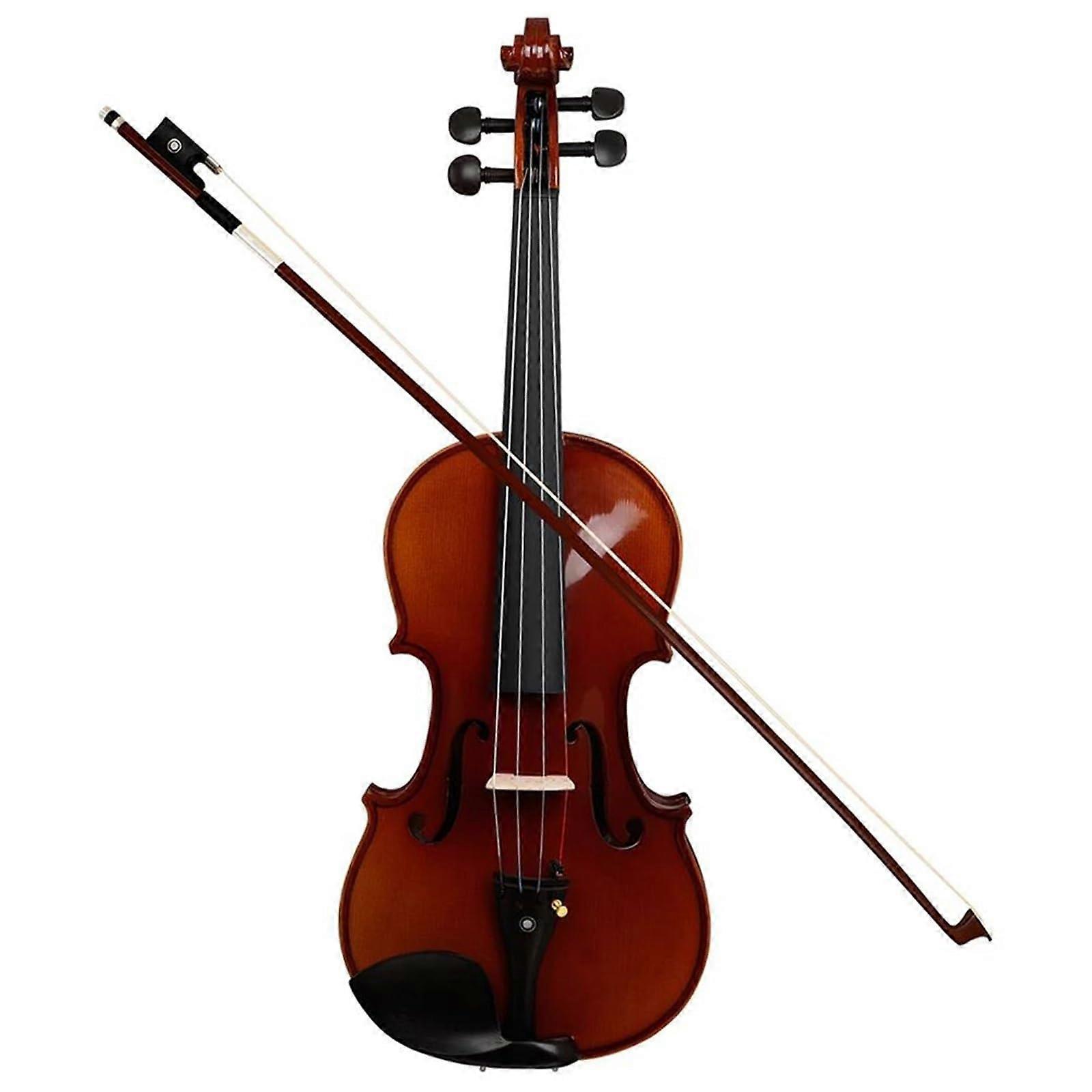 4/4 Beginner Violin Full Size with Protective Square Case for Student Exams and Practice