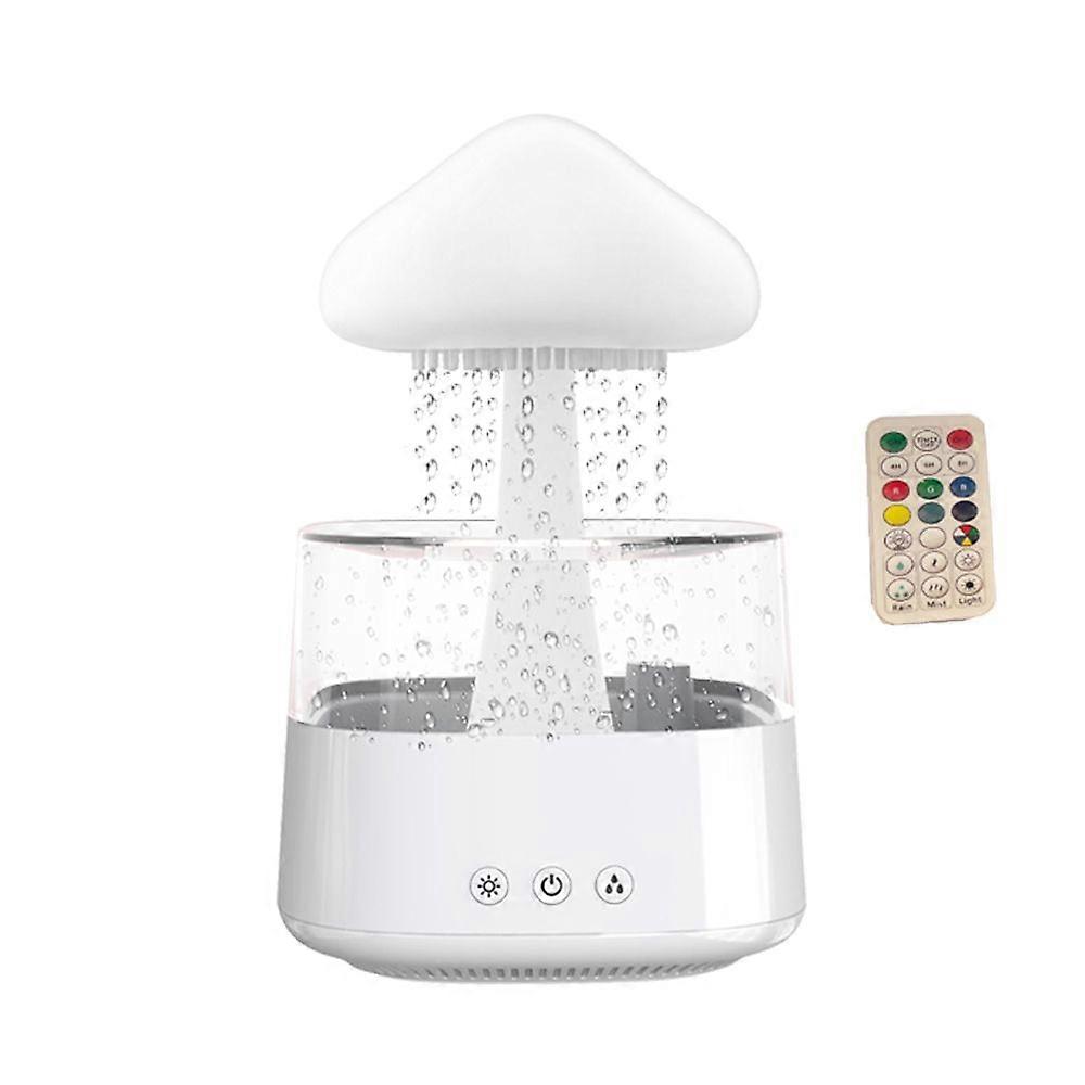 450ml Rain Humidifier, Style: With Remote Controller