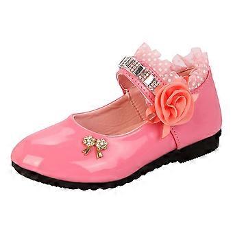Mädchen Mary Jane Ballerinas für Kleinkinder, rosa, 1-1,5 Jahre
