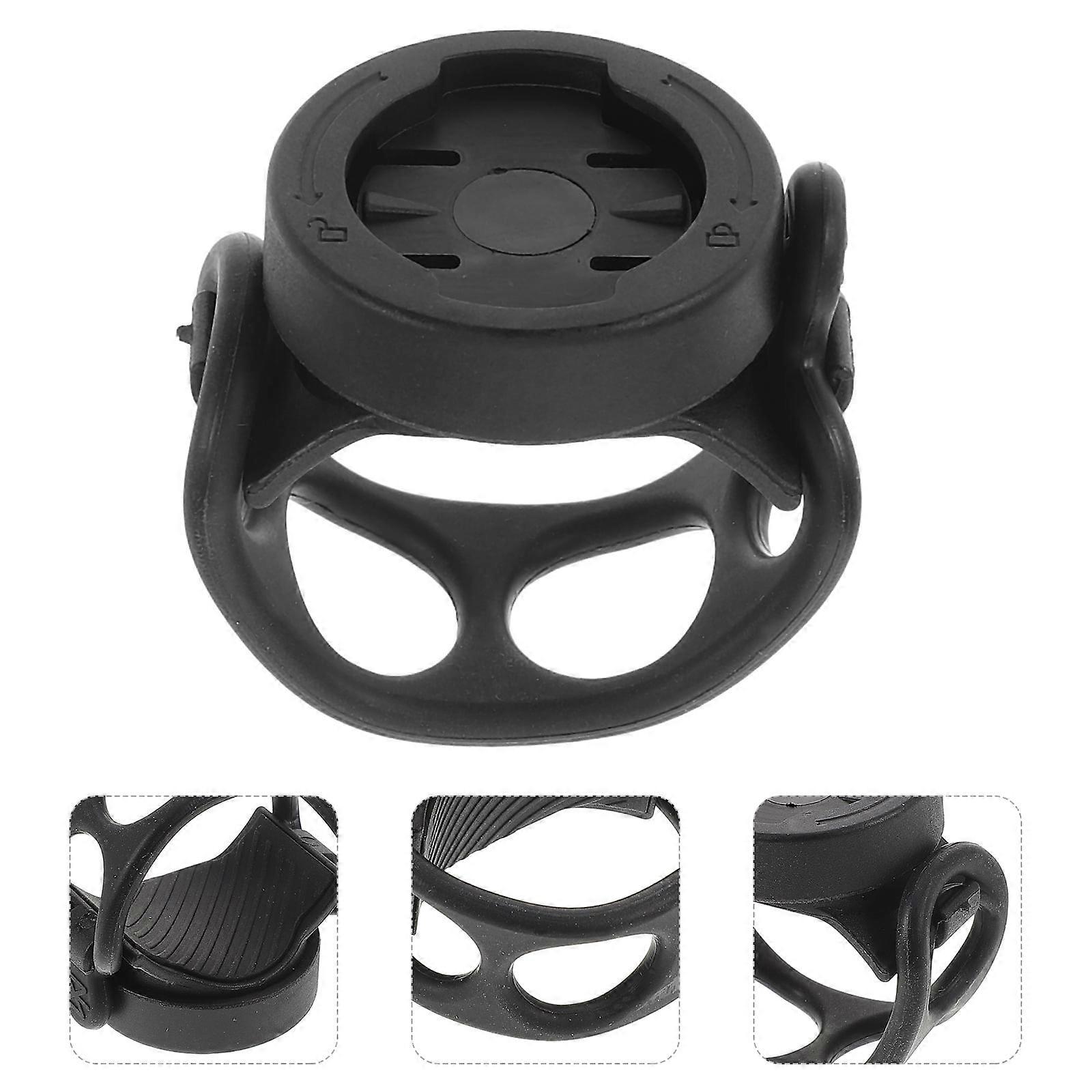 Cycling Mount Bike Computer Mount Black Plastic 1Pack