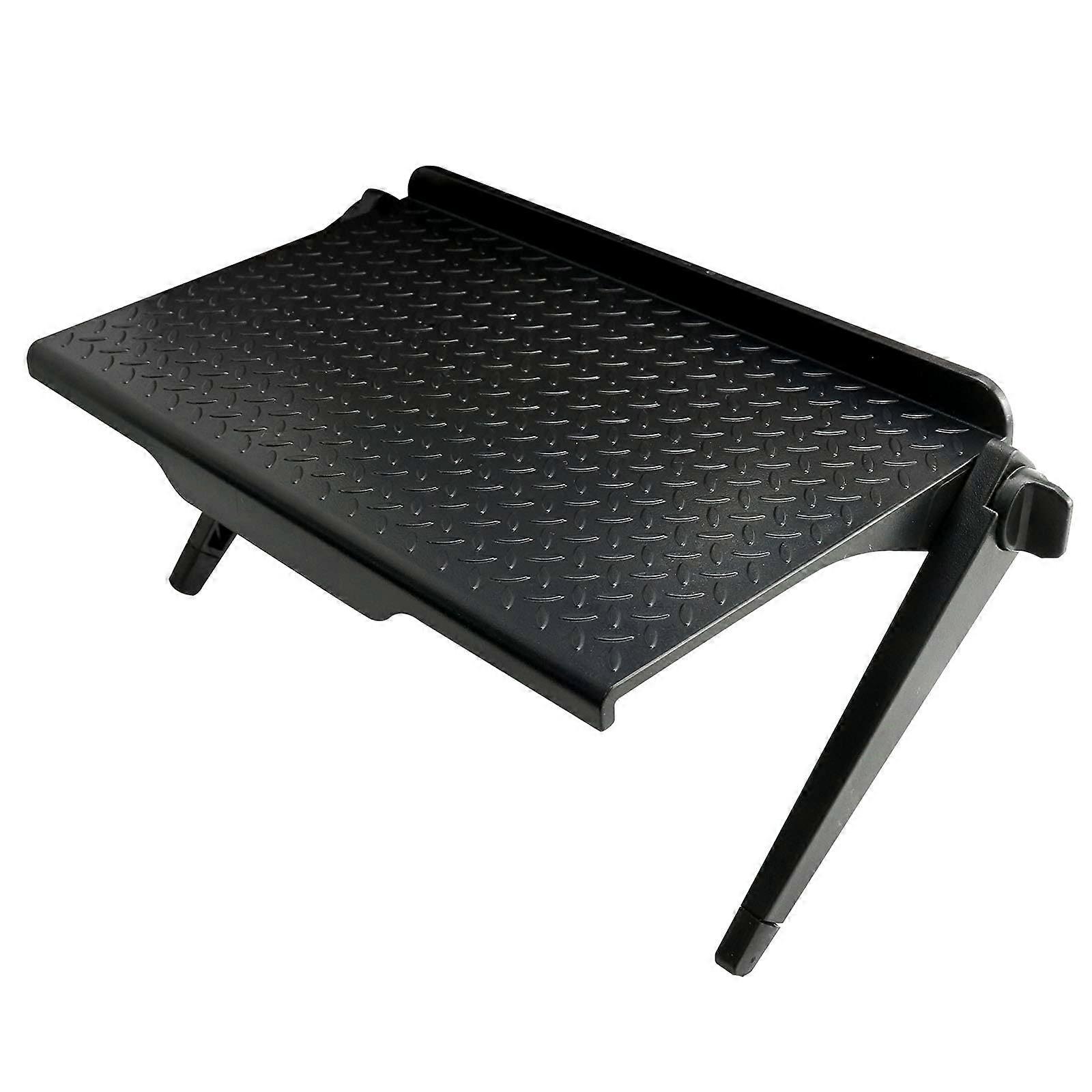 Monitor  Shelf with NoDrill Adjustable Plastic Tray for Router, Phone and SpaceSaving Storage