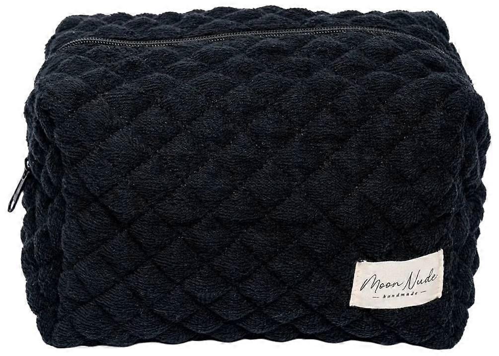 Moon Nude Space Large Makeup Bag - Black/White