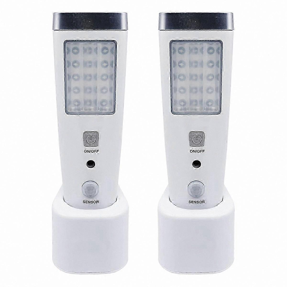 Motion Sensor Wall Light with LED Flashlight, 4-in-1 Power Off Function, EU Plug Included