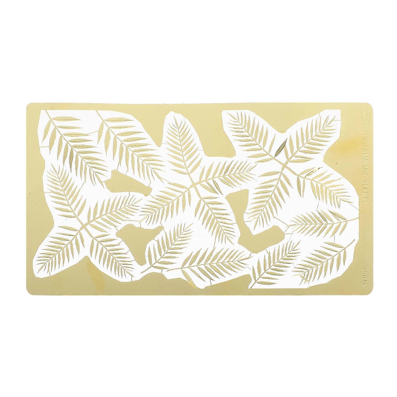 Model Making Materials Metal Etching Sheets for Sand Table Painting Stencils