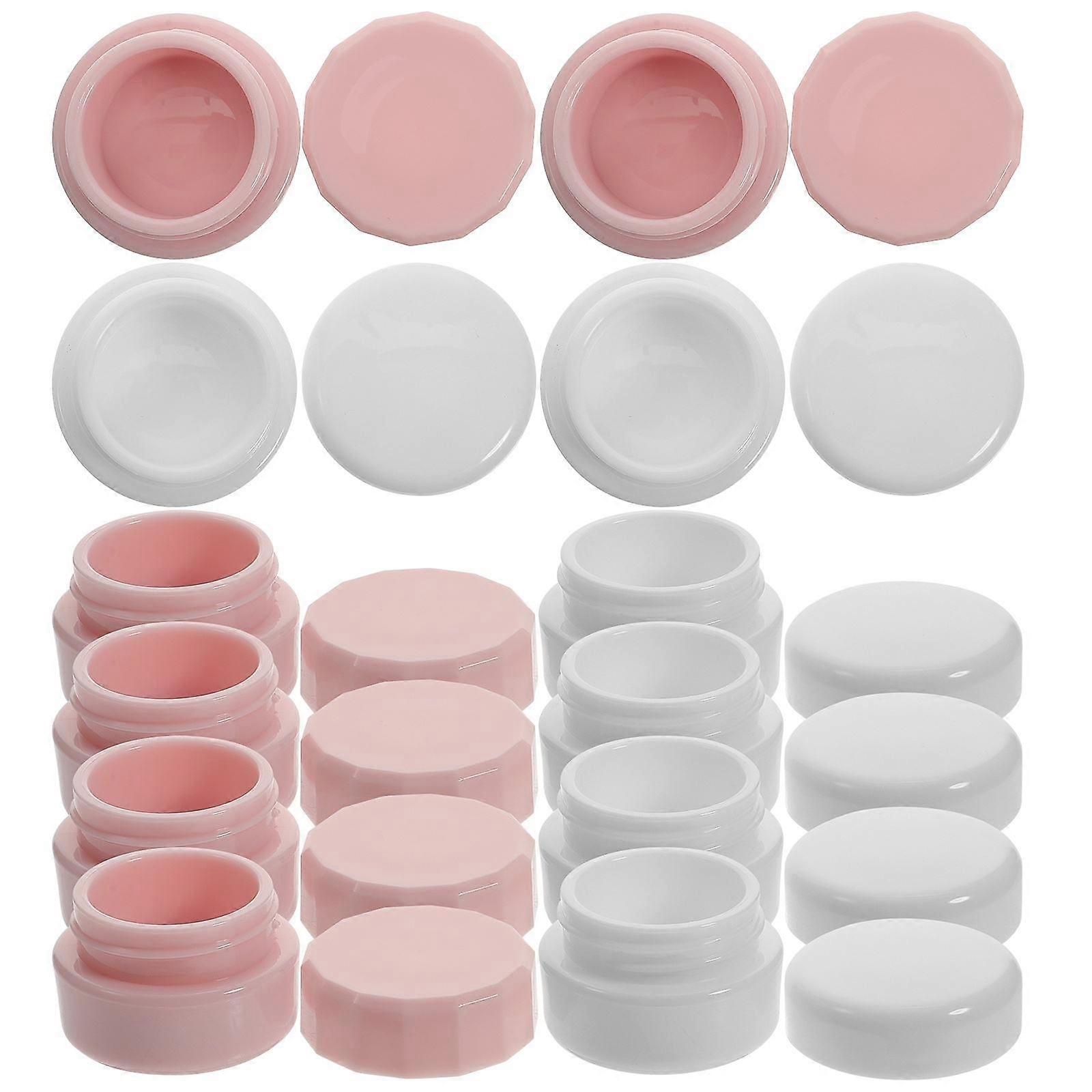 Refillable Cosmetic Small Box Plastic Container for Storage Use 12Pcs