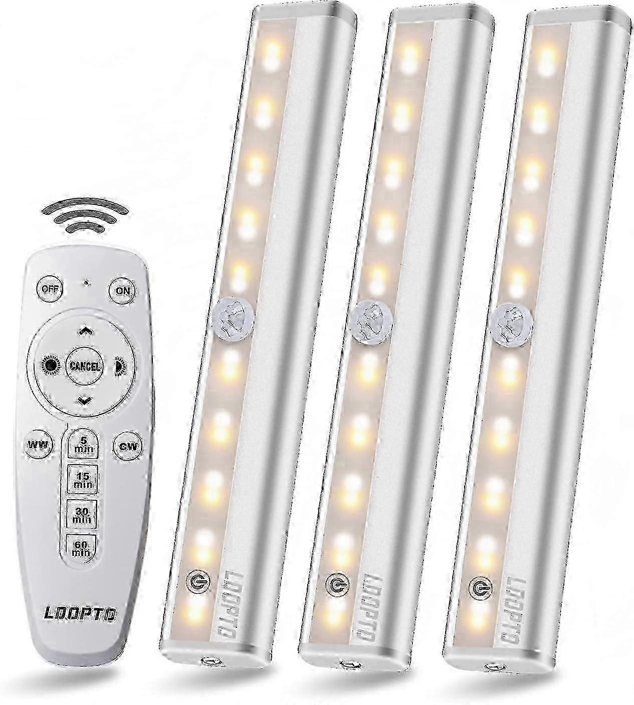 wireless led lamp 3 packs with remote control