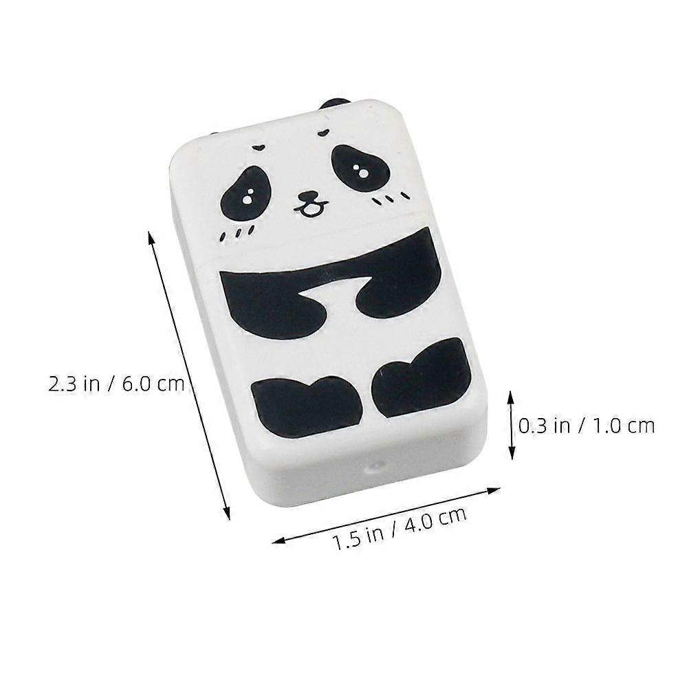 Creative Panda Rubber Erasers Multi Function Pencil Eraser for Students Use 10Pcs