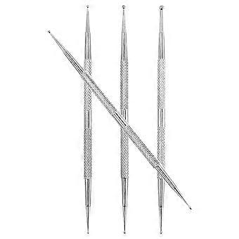 4szt Nail Rhinestone Picker Pens Podwójne końce Nail Art Rhinestone Pens Manicure Art Dotting Pens