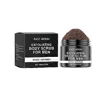 Amber Whisky Men's Body Scrub Fuktighetsgivende, dyprensende og eksfolierende for glatt, forfriskende hud