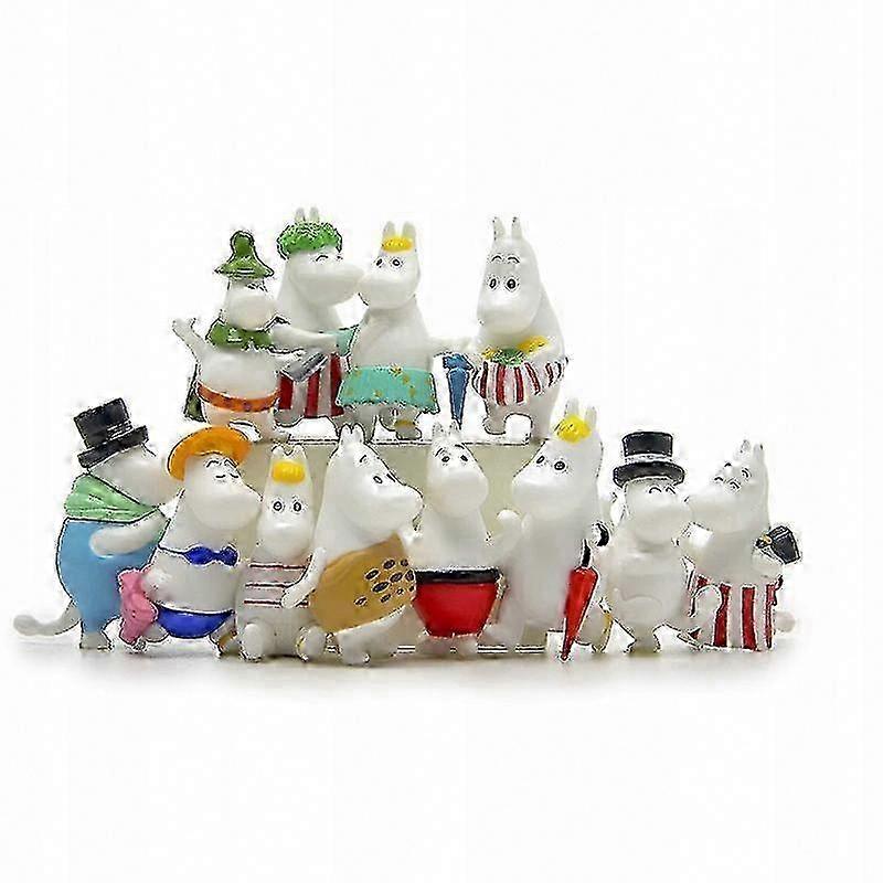 Mumin-Figurenset, 12-teilig, 25-26
