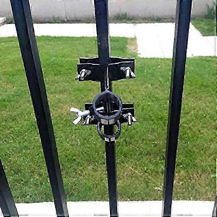 Wall mounted outdoor flag pole bracket barrier flag pole base