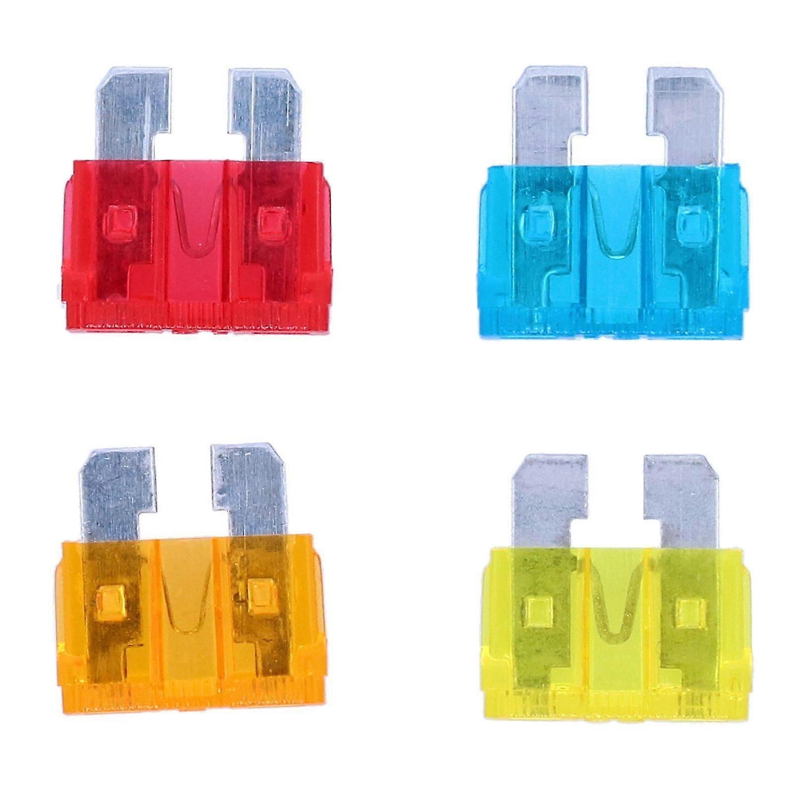 12-Way Fuse Box Block 5A 10A 15A 20A Blade Fuse with LED Indicator Waterproof Cover compatible with Car Marine Boat