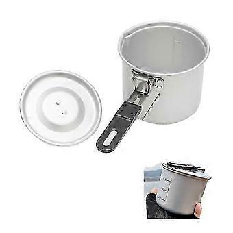 Aluminum folding milk pot, portable, meeting diverse outdoor dietary needs,xx