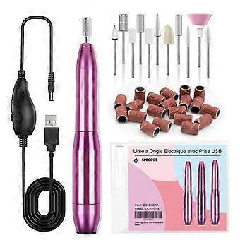 Elektrische nagelvijlSPECOOL Professionele nagelboormachine Oplaadbare draagbare elektrische manicure pedicure voor salon