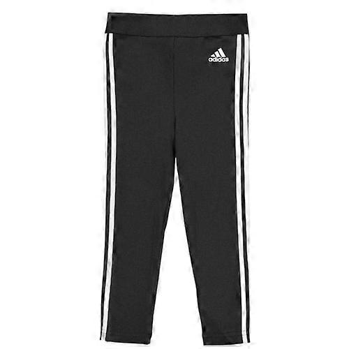 Calça legging infantil Adidas de algodão com 3 listras