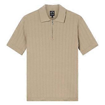 Armani Exchange Mens Knitted Polo Shirt