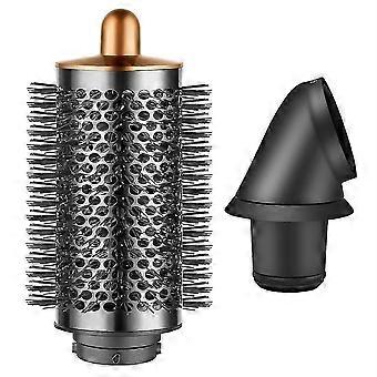 Stor rund volumineringsbørste til Airwrap med adapter til Supersonic hårtørrerHD01 HD02 HD03 HD04 HD07 HD08