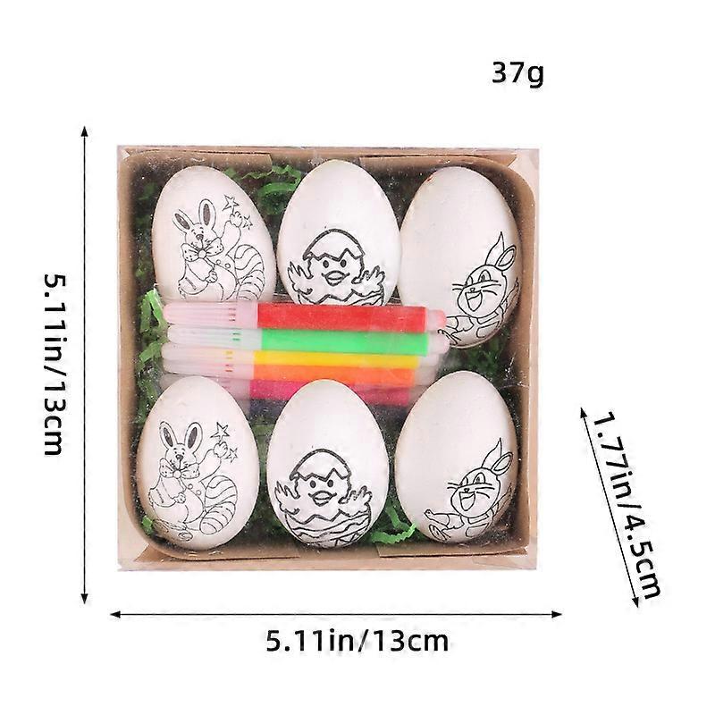 DIY Easter Hand-Painted Eggs (White Egg with Chick Design)