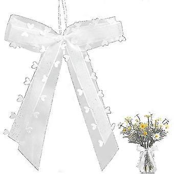 Arco de carro de casamento 30pcs, decoração de arco branco, decoração de carro de casamento, casamento