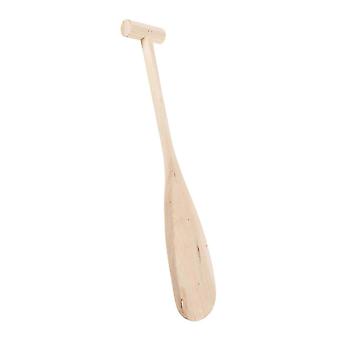 Wooden Paddle for Boating Handheld Beige Sturdy Wood Oar