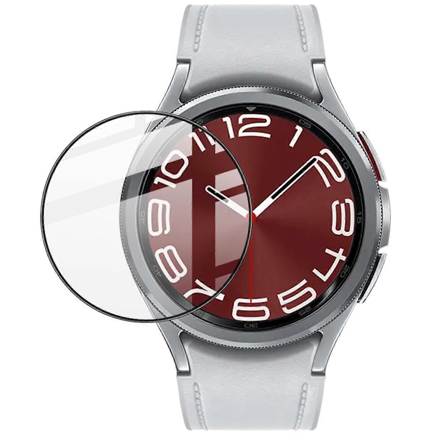 For Samsung Galaxy Watch 6 47mm 3D 0.3mm H9 Tempered Glass Transparent Screen Protector