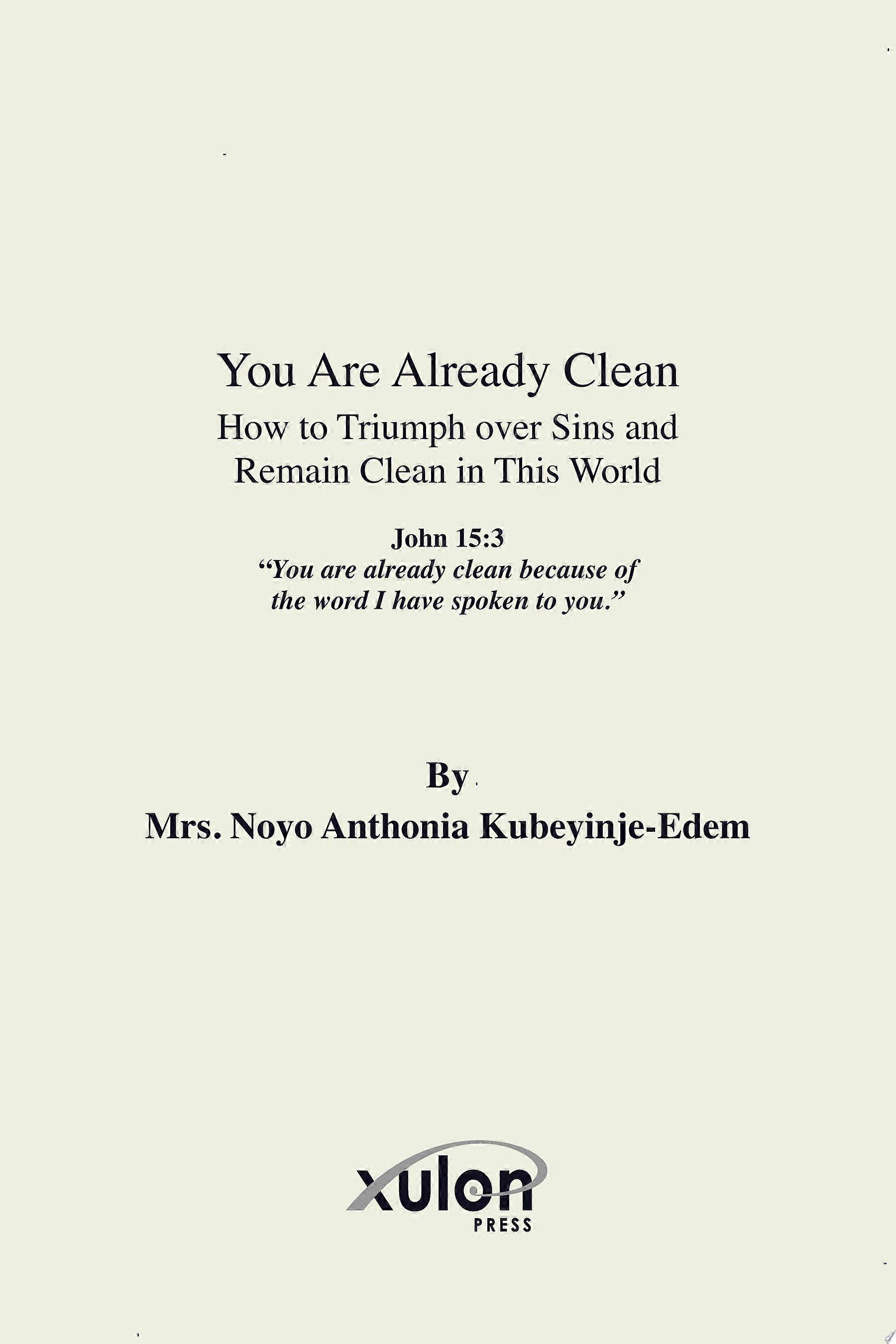 You are already clean