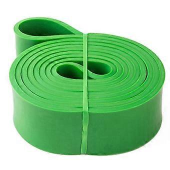 Sterke latex weerstandsband, elastische oefenkracht, pull-ups, hulpband, versterkende training, 4,4 cm, groen