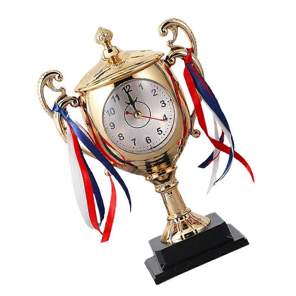 1Pc Children Trophy-style Clock Tabletop Clock Unique Clock Desktop Alarm Clock