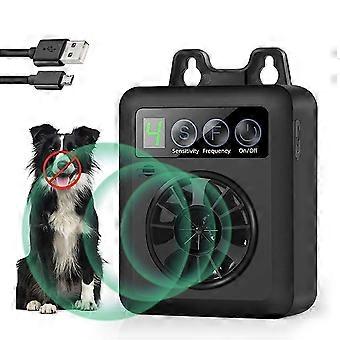 K6 Digital Display Intelligent Ultrasonic Barking Control Device Dog Training Device Repellent Device K6 (Black)