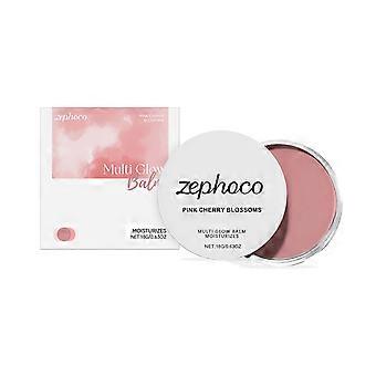 Rosa Kirschblüten-Rouge-Creme, täglich tragbares Make-up, klarer natürlicher Glanz, zart und leicht zu färben, 18 g