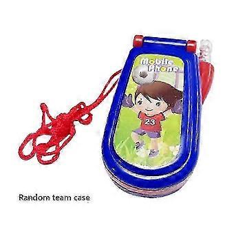 Teléfono plegable de juguete para niños con luces, sonidos y juego de rol, 7,5 cm.