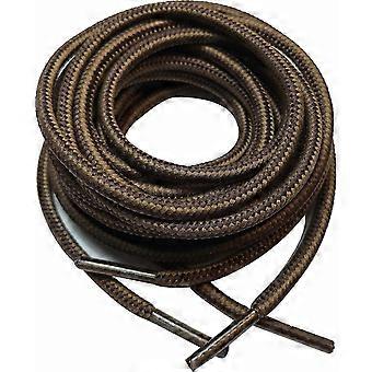 Heavy-Duty 3 Pairs Round Boot Laces & Shoelaces for Hiking, Walking, Construction Safety Work Boots & Shoes