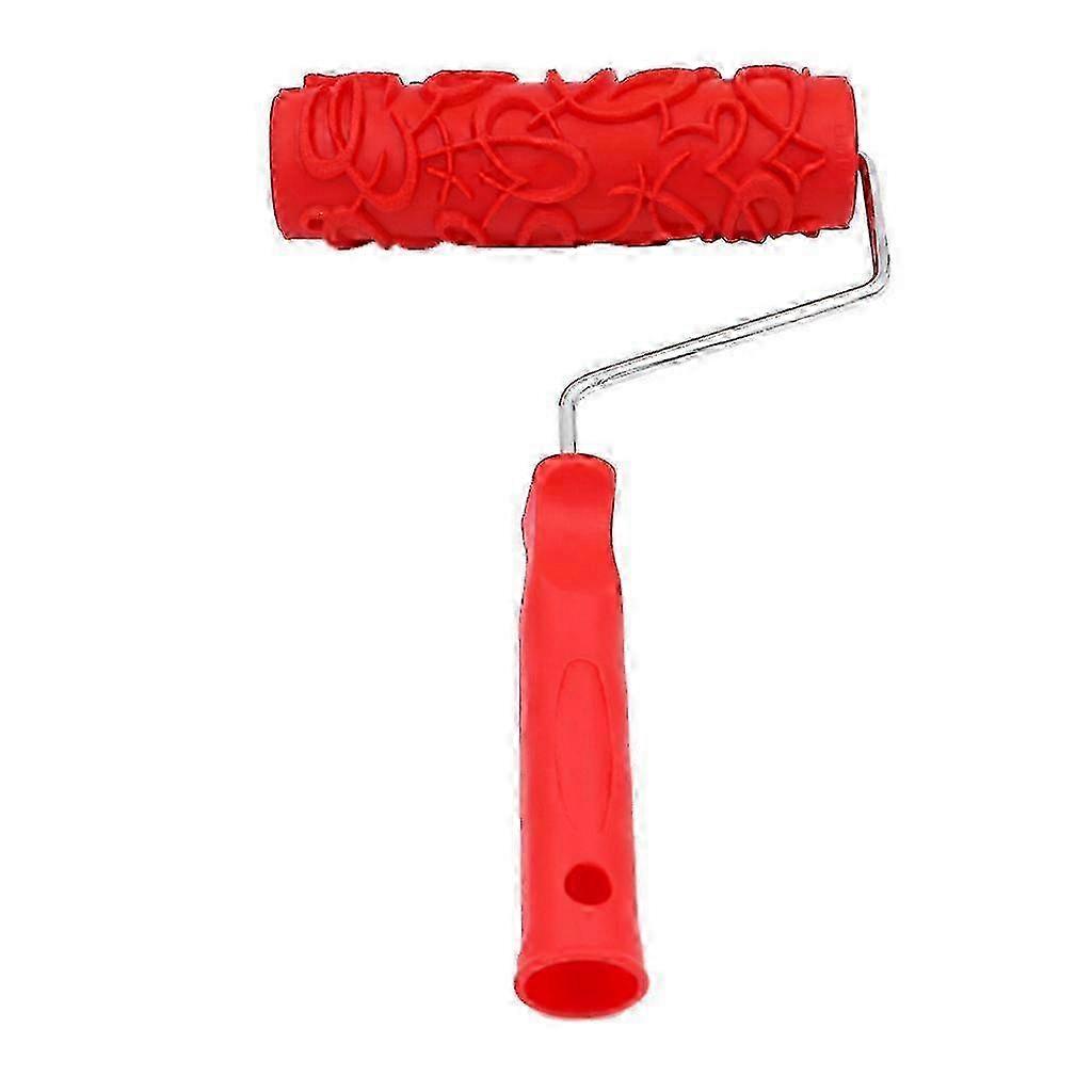 7 Inch Eming Paint Roller with Handle for Wall Decor and Pattern Painting