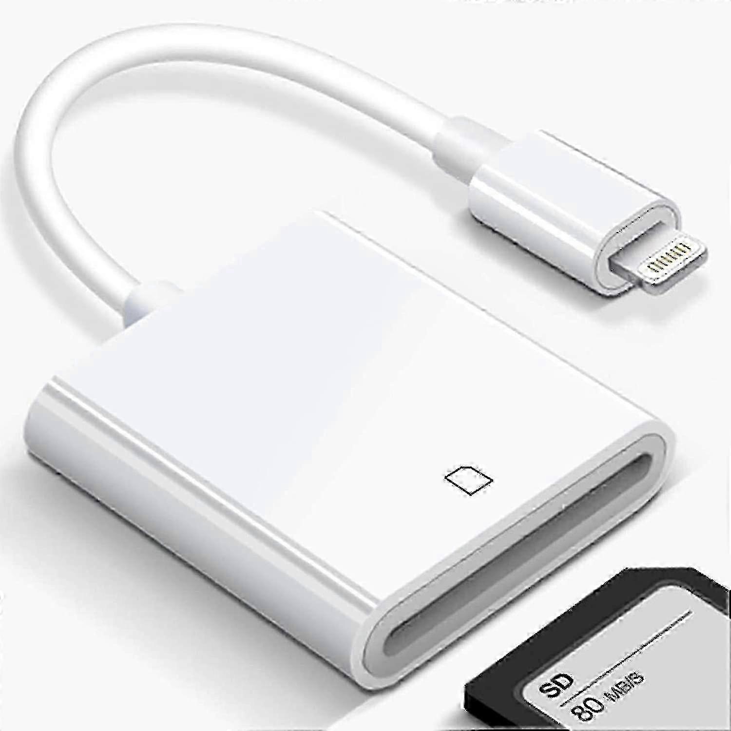 Lightning To Sd Card Camera Reader Adapter Compatible With