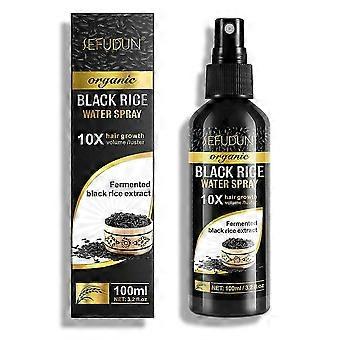 Black Rice Water Hair Spray,Organic Hair Growth Spray for Women Men