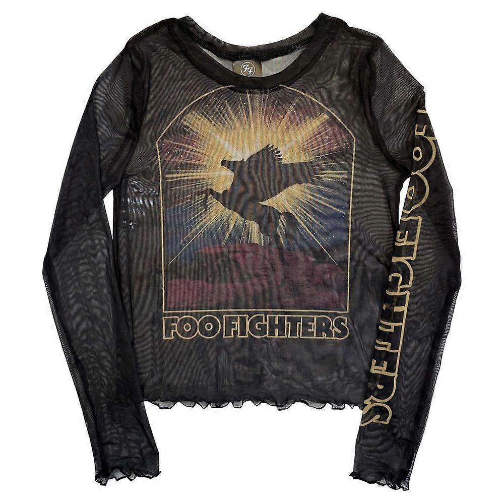 Foo Fighters Pegasus Mesh Crop Top
