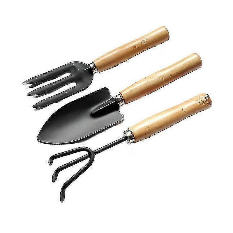 3pc Gardening Tool Set Set, Set Includes; Trowel, Cultivator, Fork