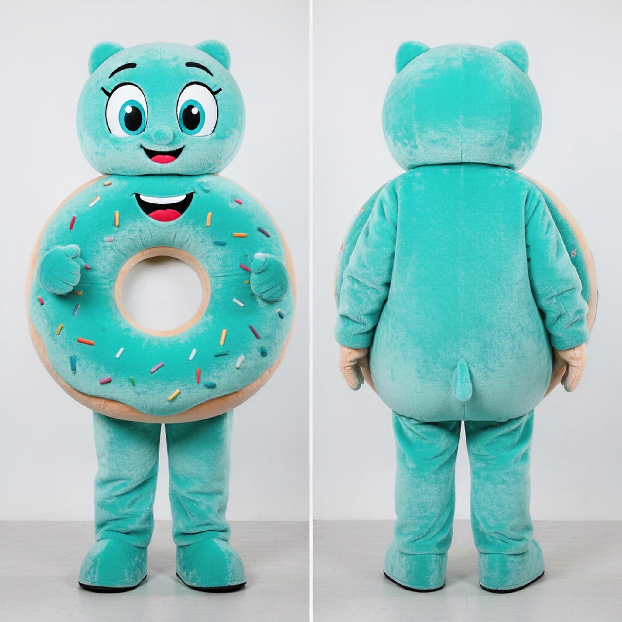 MASTICOT Turquoise Velvety Bagels Mascot