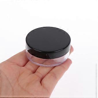 1Pcs Empty Loose Powder Pot With Sieve And Powder Puff Portable 5G Plastic Powder Box Travel Makeup Jar Sifter Container