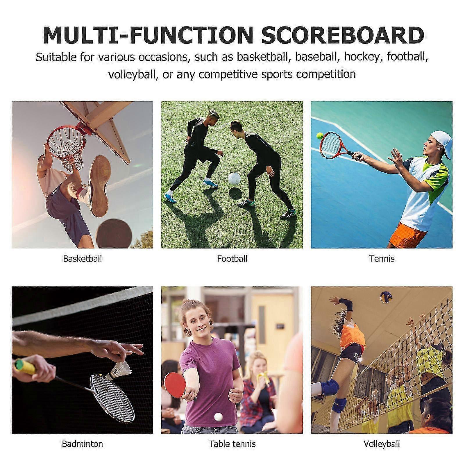 Competition Score Board Scoring Plate compatible with Score Recording Practical Use