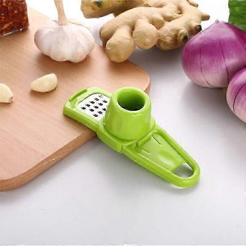 Slim Garlic Press With Integrated Grater