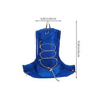 Multifunctional Backpack for Storage Use 3Pcs Portable Mountain Climbing Bag Blue