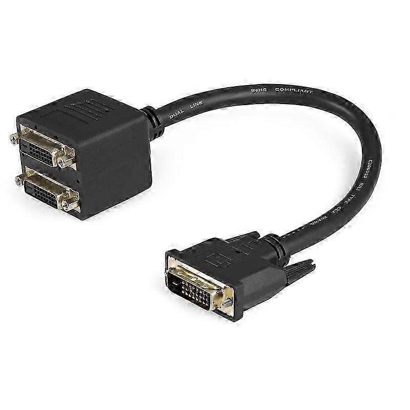 1ft DVI-D Splitter Cable Dual Output