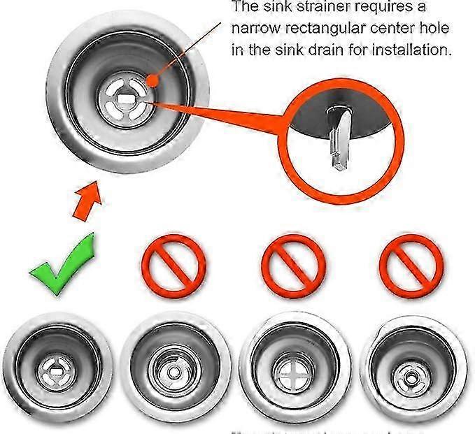 2 Piece Kitchen Sink Filter Combined Drain Pipe