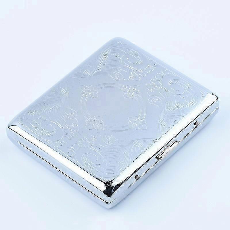 20-Cigarette Embossed Iron Case